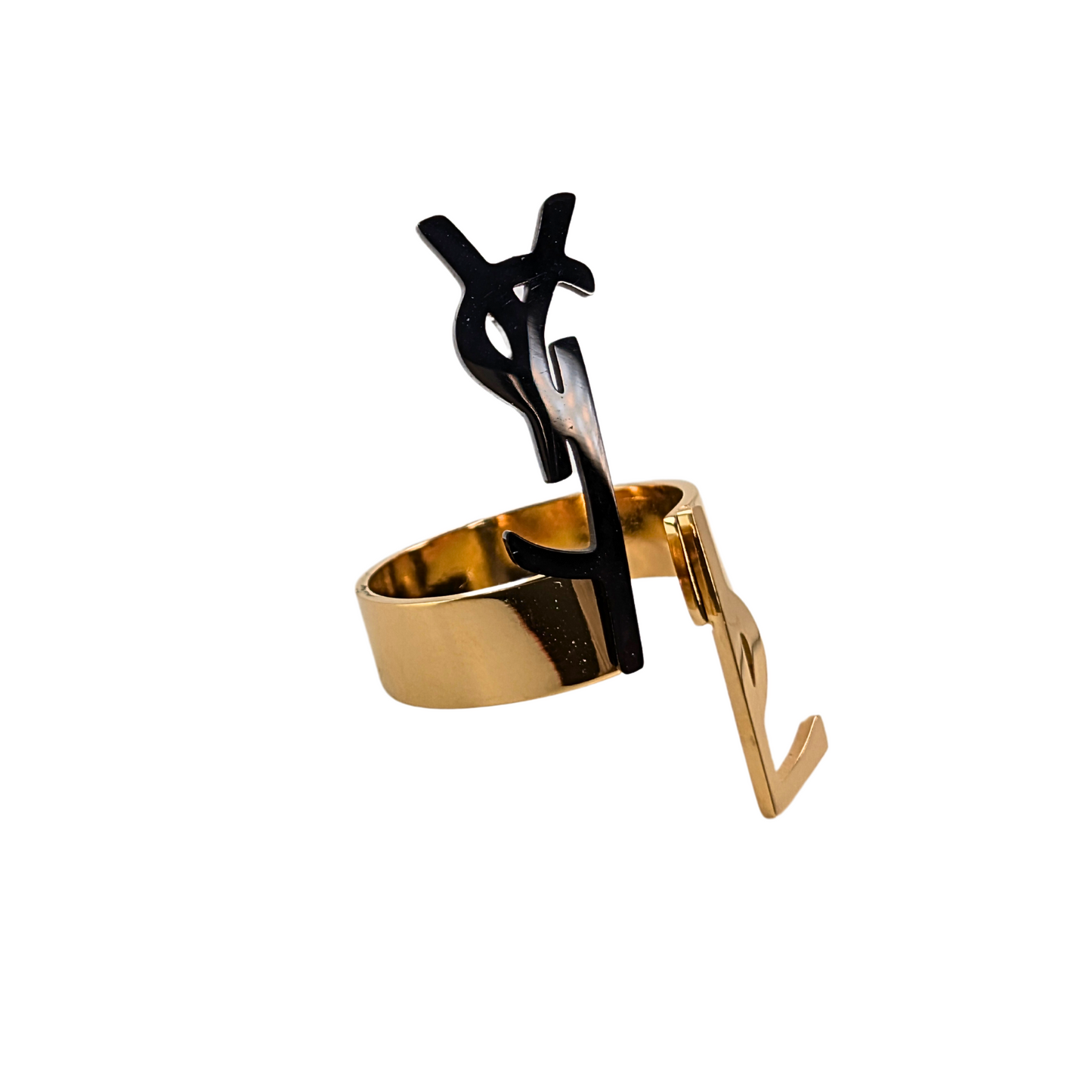 Zyraelle Gouden Met Zwarte Ring - Gouden Afwerking