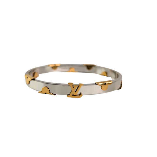 Selestia Zilver Met Gouden Polsband- Zilveren Afwerking