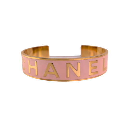 Lyricia Roze Polsband - Gouden Hardware