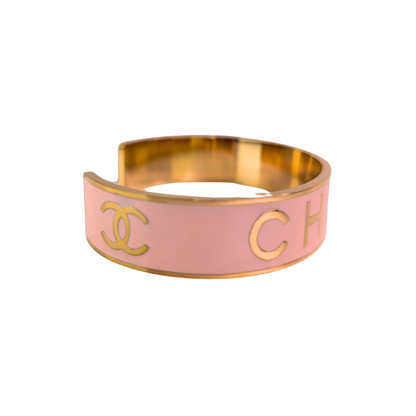 Lyricia Roze Polsband - Gouden Hardware
