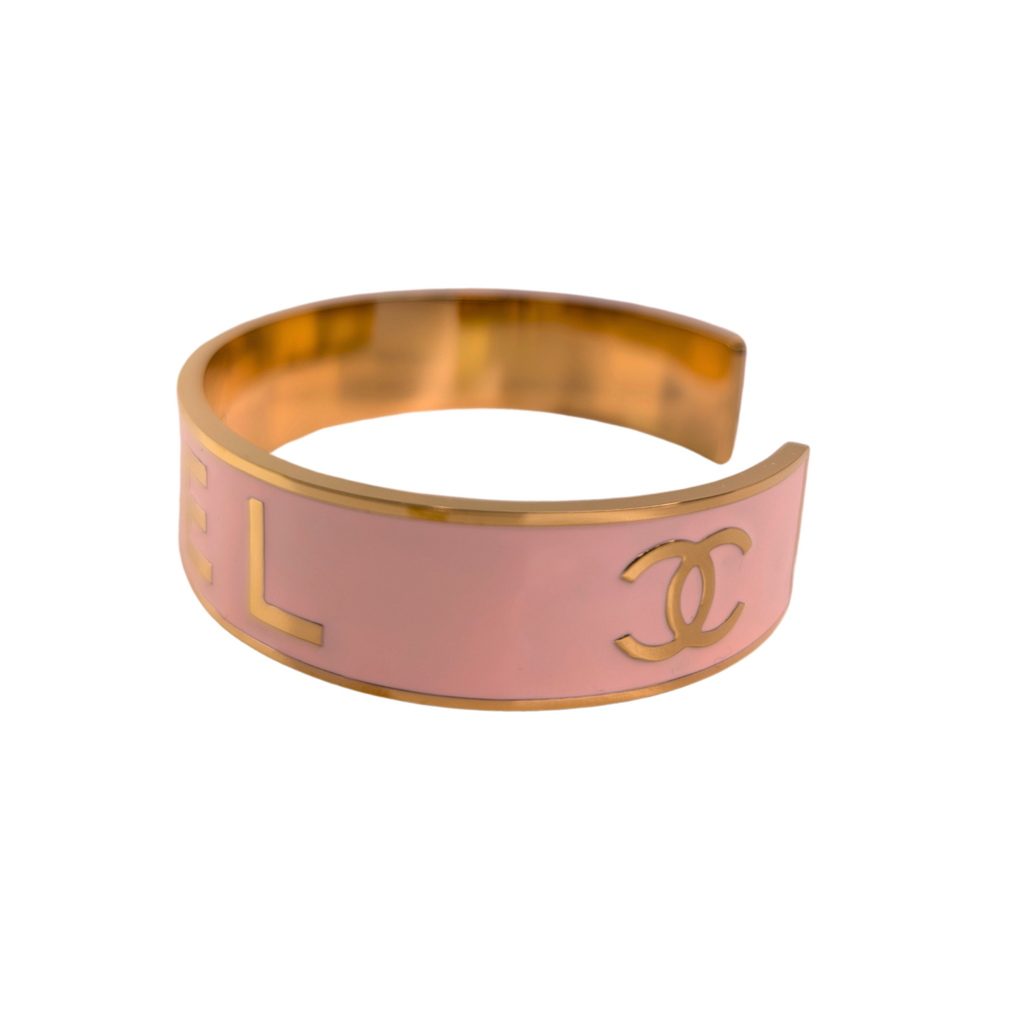 Lyricia Roze Polsband - Gouden Hardware