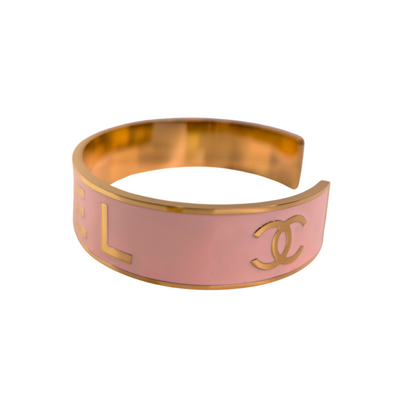 Lyricia Roze Polsband - Gouden Hardware