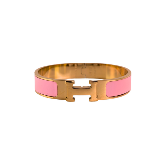 Celestia Roze Polsband - Gouden Afwerking