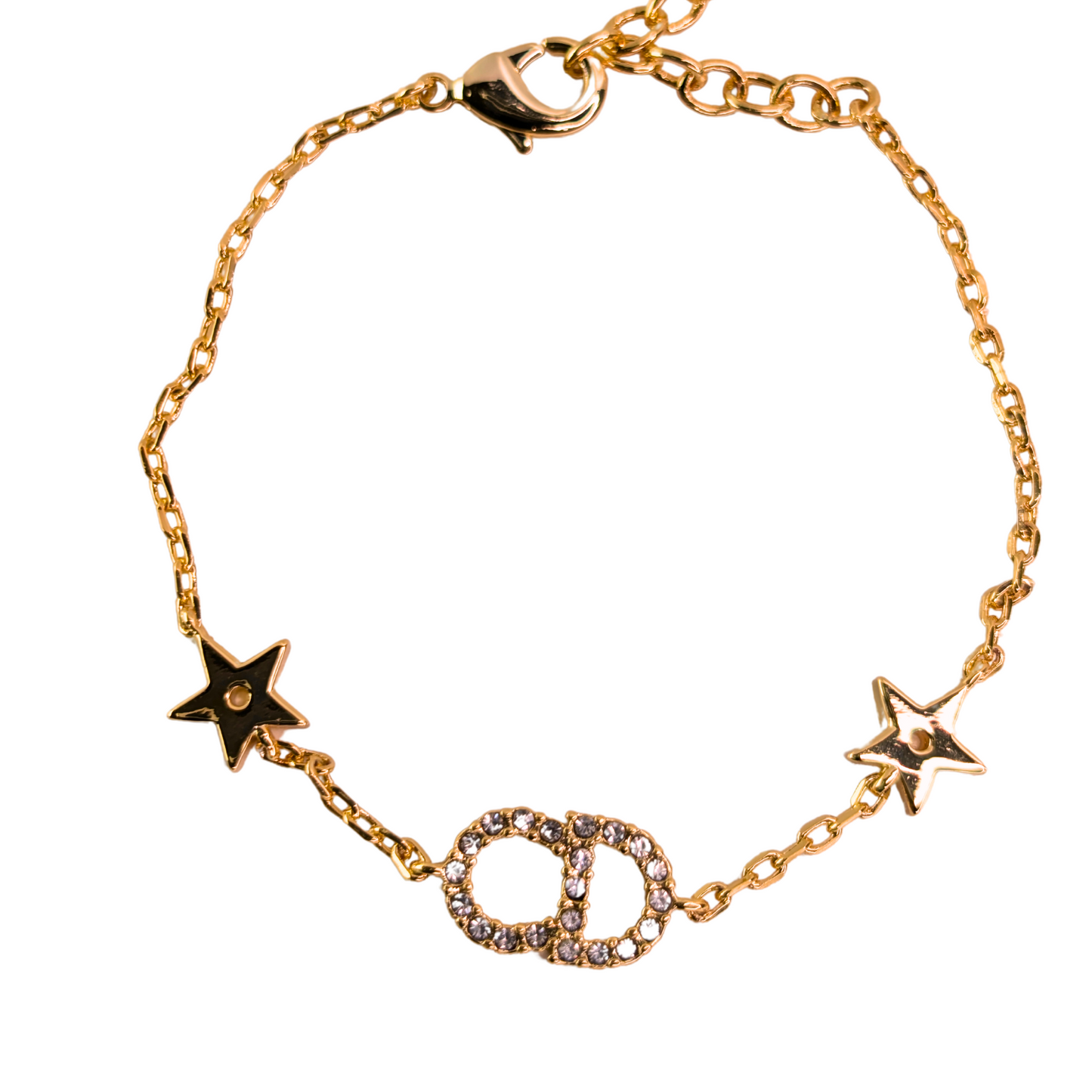 Marivelle Gouden Met Stenen Armband - Gouden Afwerking