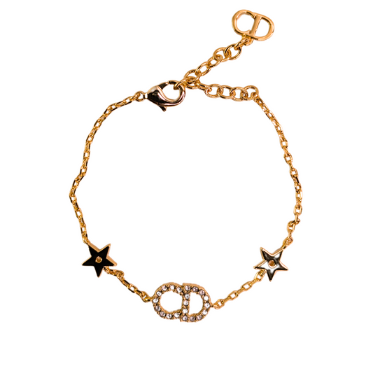 Marivelle Gouden Met Stenen Armband - Gouden Afwerking