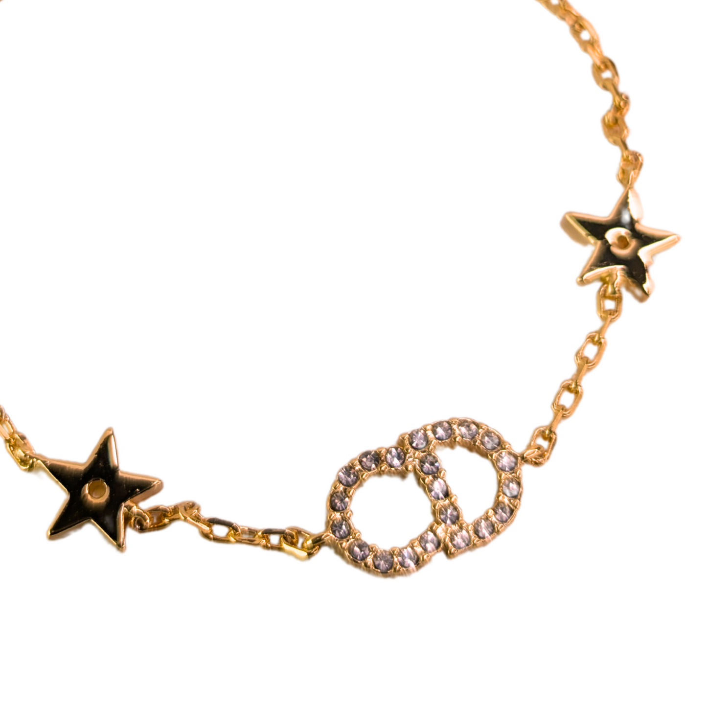 Marivelle Gouden Met Stenen Armband - Gouden Afwerking